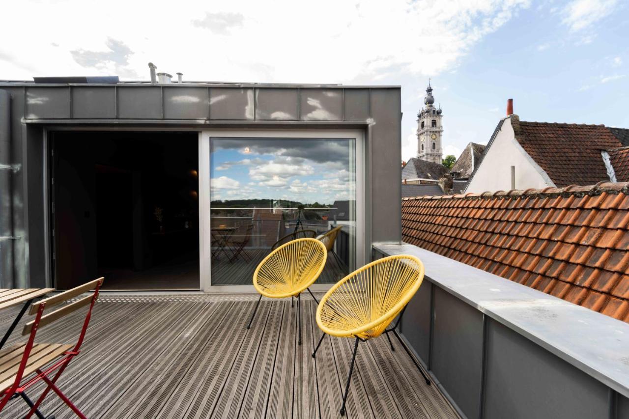 Luxury Penthouse & Terrace - Mons City Center Экстерьер фото