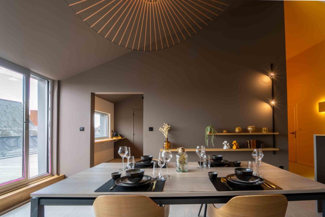Luxury Penthouse & Terrace - Mons City Center Экстерьер фото