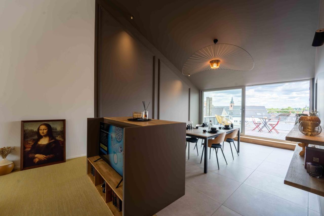 Luxury Penthouse & Terrace - Mons City Center Экстерьер фото